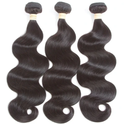 Drivworld Hair Brazilian Body Wave Hair Weave 1/3 Bundles 10-30 Inch 8A Remy Human Hair Weave Extensions Natural Color