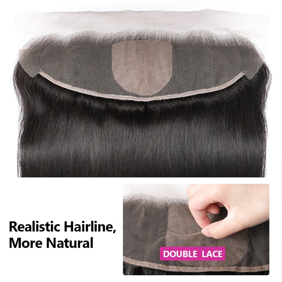 Body Wave 13x4 Lace Frontal Only Brazilian Virgin 100% Remy Human Hair Weave Extension Natural Hairline Loose Wave Pre Plucked