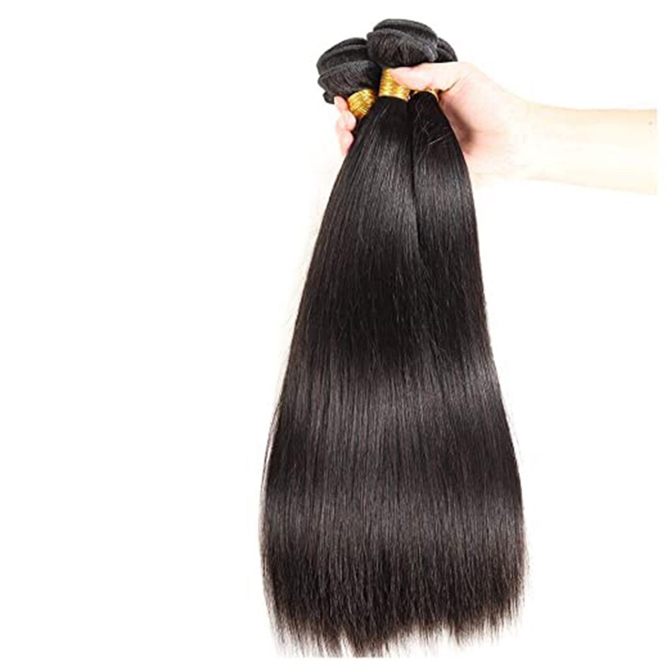 Drivworld Brazilian Straight Human Hair Bundles Hair Straight Bundles Straight Hair Weave Natural Color