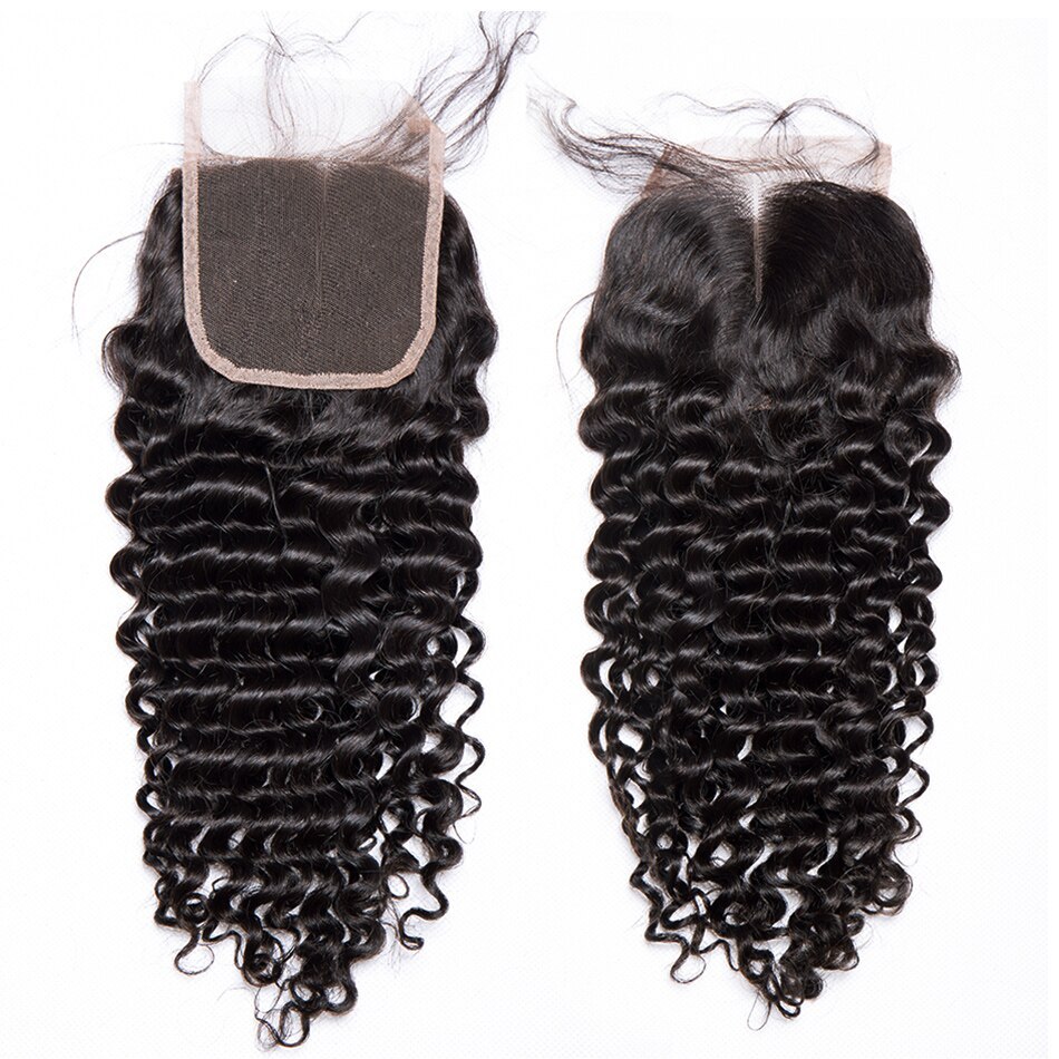 Deep Wave Closure 5x5 HD Lace Closure Swiss Lace 6x6 Lace Closure Brazilian Human Hair Extension 4x4 Deep Curly Closure Maxine R