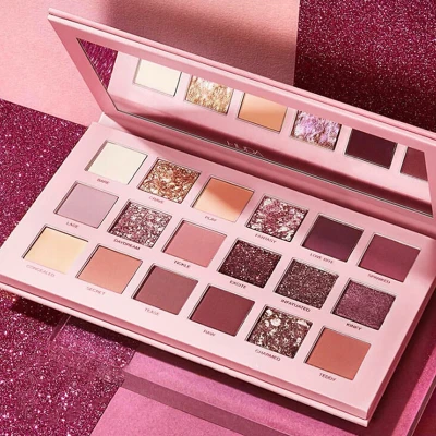 18 Colors Long Lasting Mineral Powder Eye Shadow Makeup Cosmetic Kit Waterproof Nude Glitter Eyeshadow Matte Shimmer Palette