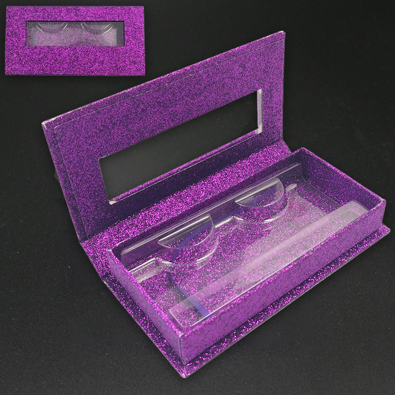 Drivworld NEW Wholesale Square False Eyelash Packaging Box Fake 3d Mink eyelashes Boxes Faux Cils lash strip Case Empty