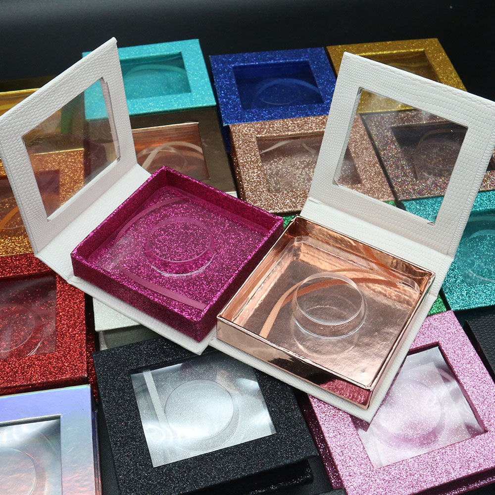 Drivworld NEW Wholesale 2022 False Eyelash Packaging Box Fake 3d Mink eyelashes Boxes Faux Cils lash strip Case Empty