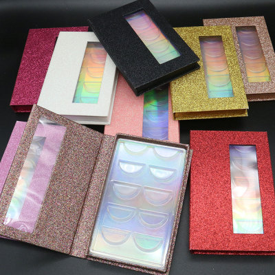 Drivworld NEW Wholesale 5pair False Eyelash Packaging Box Fake 3d Mink eyelashes Boxes Faux Cils lash strip Case Empty