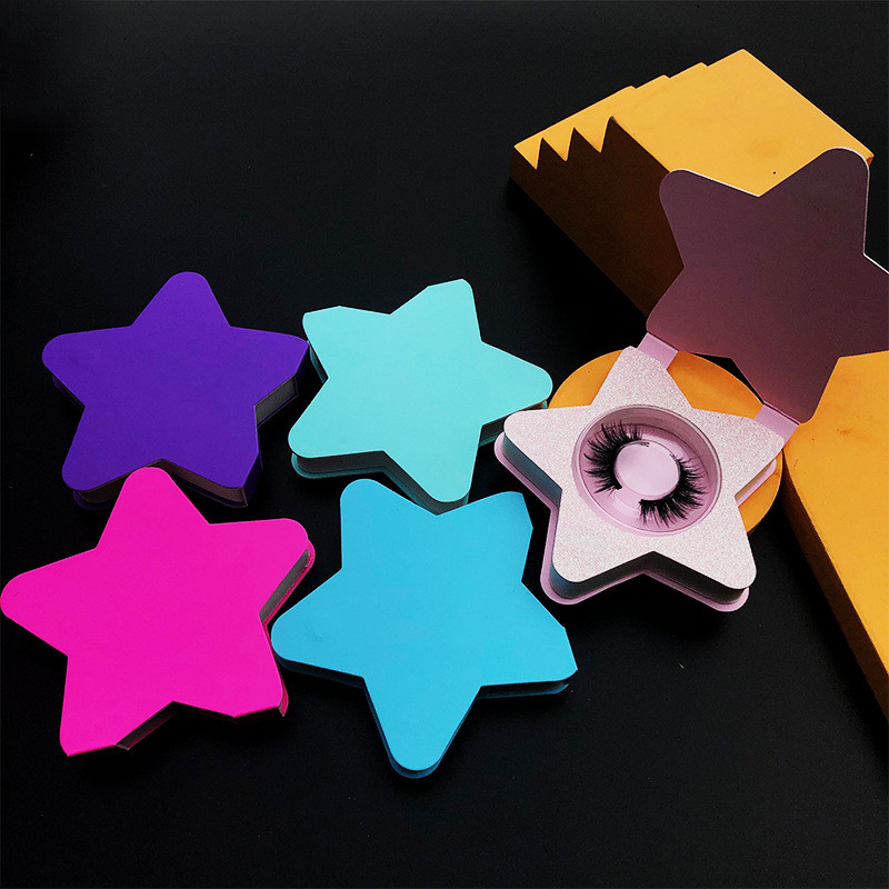 Drivworld NEW Wholesale Square False Eyelash Packaging Box Fake 3d Mink eyelashes Boxes Faux Cils lash strip Case Empty