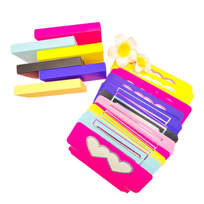 Drivworld NEW Wholesale Square False Eyelash Packaging Box Fake 3d Mink eyelashes Boxes Faux Cils lash strip Case Empty