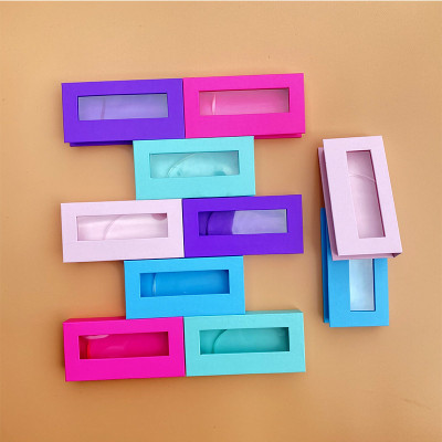 Drivworld NEW Wholesale False Eyelash Packaging Box Fake 3d Mink eyelashes Boxes Faux Cils lash strip Case Empty