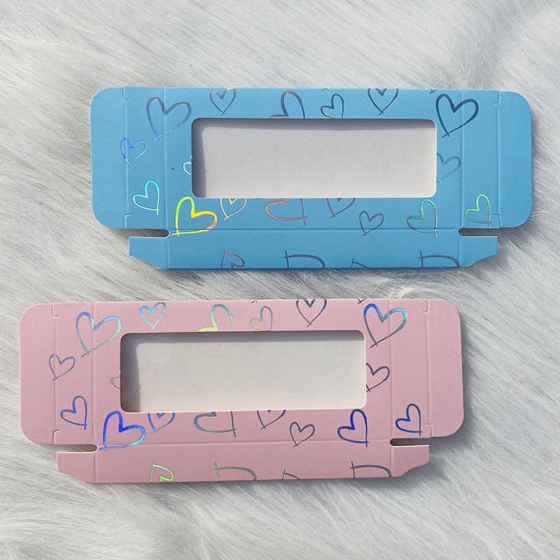 Drivworld NEW Wholesale Square False Eyelash Packaging Box Fake 3d Mink eyelashes Boxes Faux Cils lash strip Case Empty