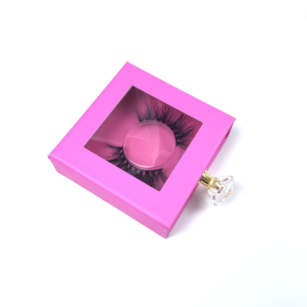NEW Wholesale Square False Eyelash Packaging Box Fake 3d Mink eyelashes Boxes Faux Cils lash strip Case Empty