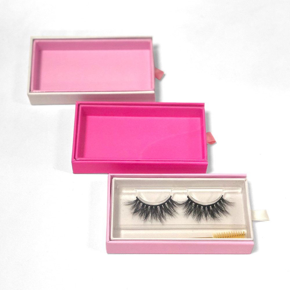 Drivworld NEW Wholesale Square False Eyelash Packaging Box Fake 3d Mink eyelashes Boxes Faux Cils lash strip Case Empty