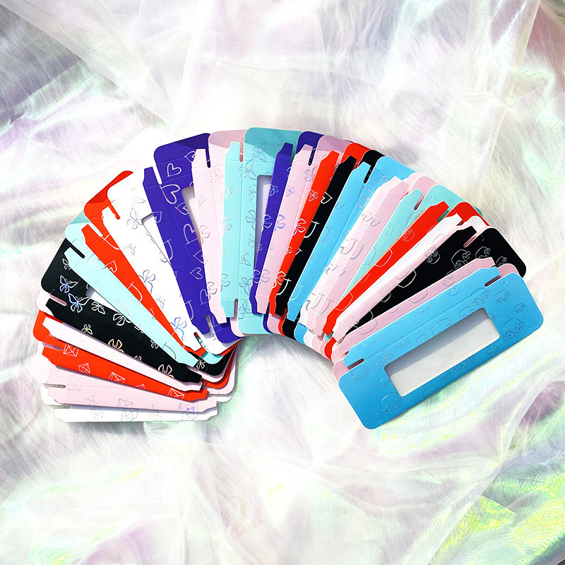 Drivworld NEW Wholesale Square False Eyelash Packaging Box Fake 3d Mink eyelashes Boxes Faux Cils lash strip Case Empty