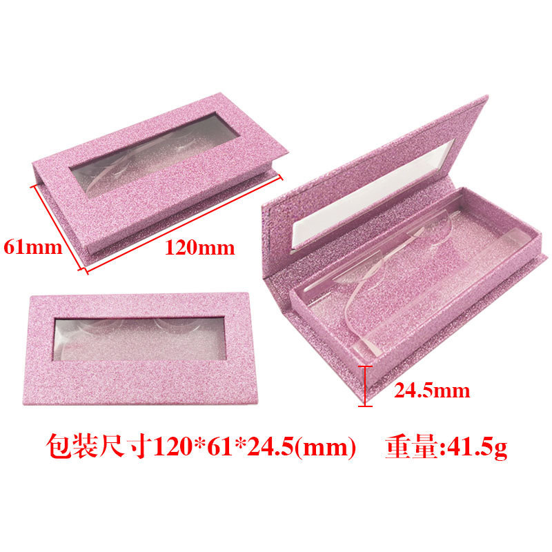 Drivworld NEW Wholesale Square False Eyelash Packaging Box Fake 3d Mink eyelashes Boxes Faux Cils lash strip Case Empty