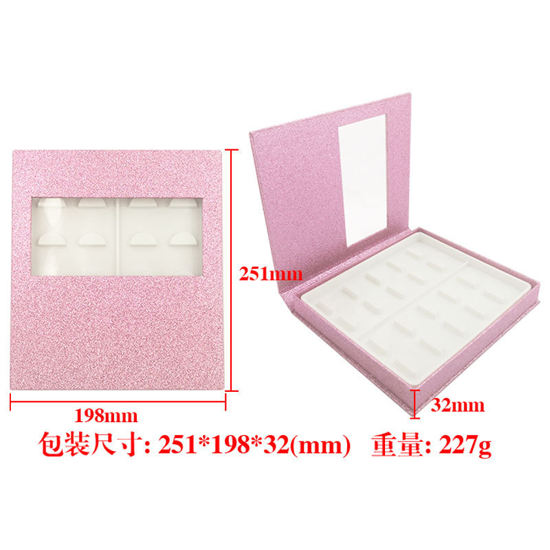 Drivworld NEW Wholesale False Eyelash Packaging Box Fake 3d Mink eyelashes Boxes Faux Cils lash strip Case Empty
