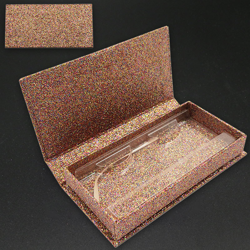 2021 NEW Wholesale Square False Eyelash Packaging Box Fake 3d Mink eyelashes Boxes Faux Cils lash strip Case Empty