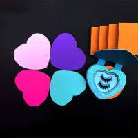 Drivworld NEW Wholesale Square False Eyelash Packaging Box Fake 3d Mink eyelashes Boxes Faux Cils lash strip Case Empty