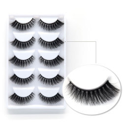 Crazy 5 In One Private Label Eyelash 3D 5D 8D Strip False Natural eye Lashes False Eyelashes Set Faux Mink Lashes