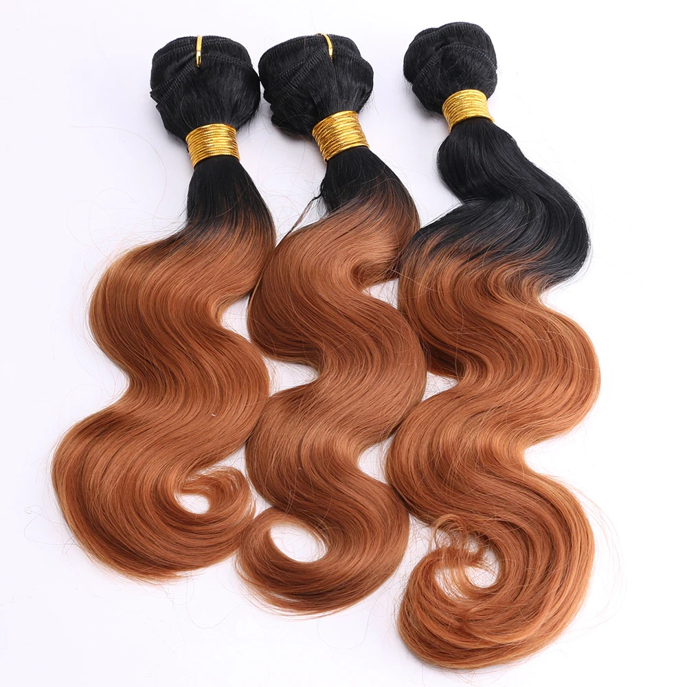 Black Body wave hair weave 12-24 inches available Synthetic Hair extension 100g/pcs Hair product