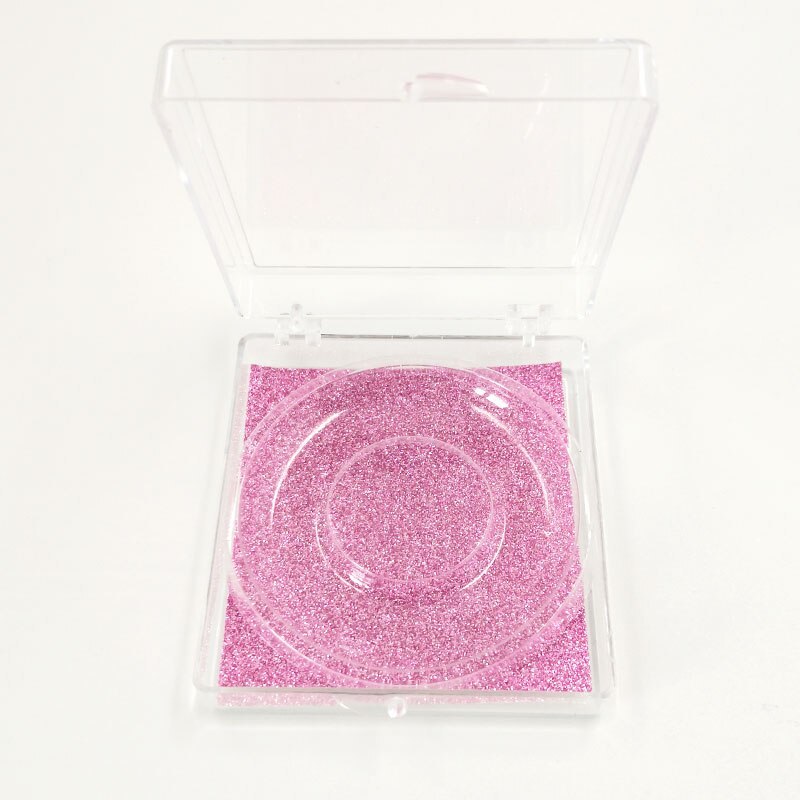bulk wholesale lash case eyelash packaging box lash boxes packaging glitter sliding plastic case with clear trays holder