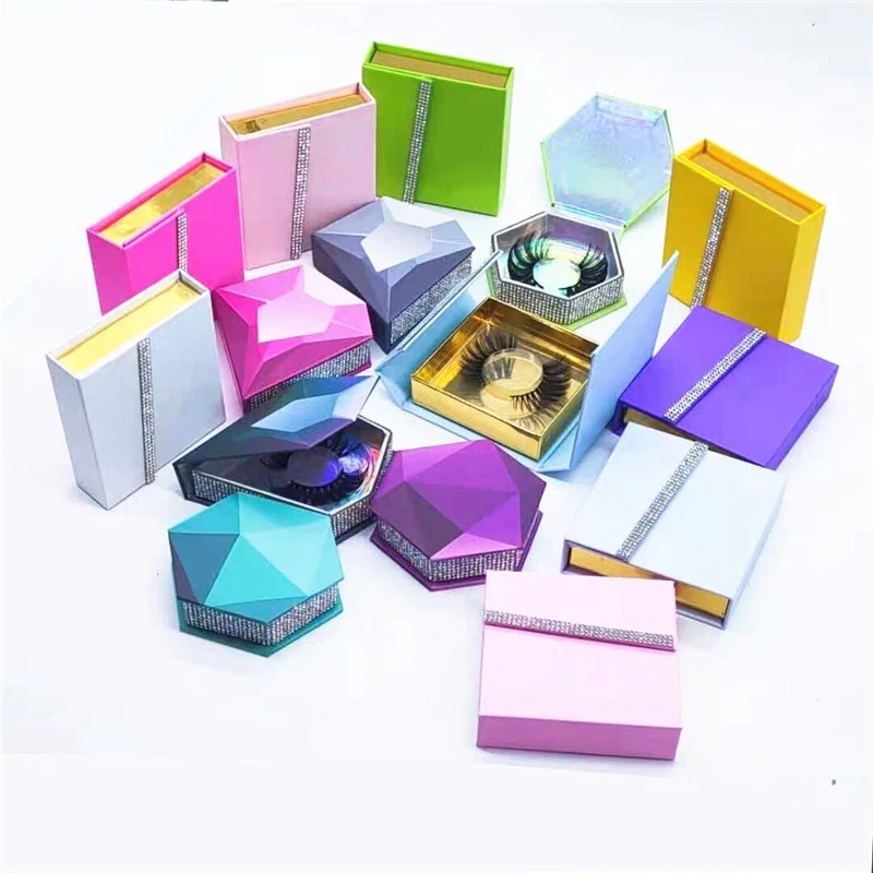 25mm Makeup Eyelash Boxes Wholesale False Eyelashes Box Package Lash Cases Packaging Lashes Box Case Bulk Items Wholesale Lots