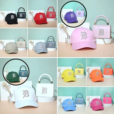 2021 Summer New Ladies Shoulder Messenger Bag  Handbag Casual Fashion Trend La Hat Small Square Bag Women Purse and Handbags