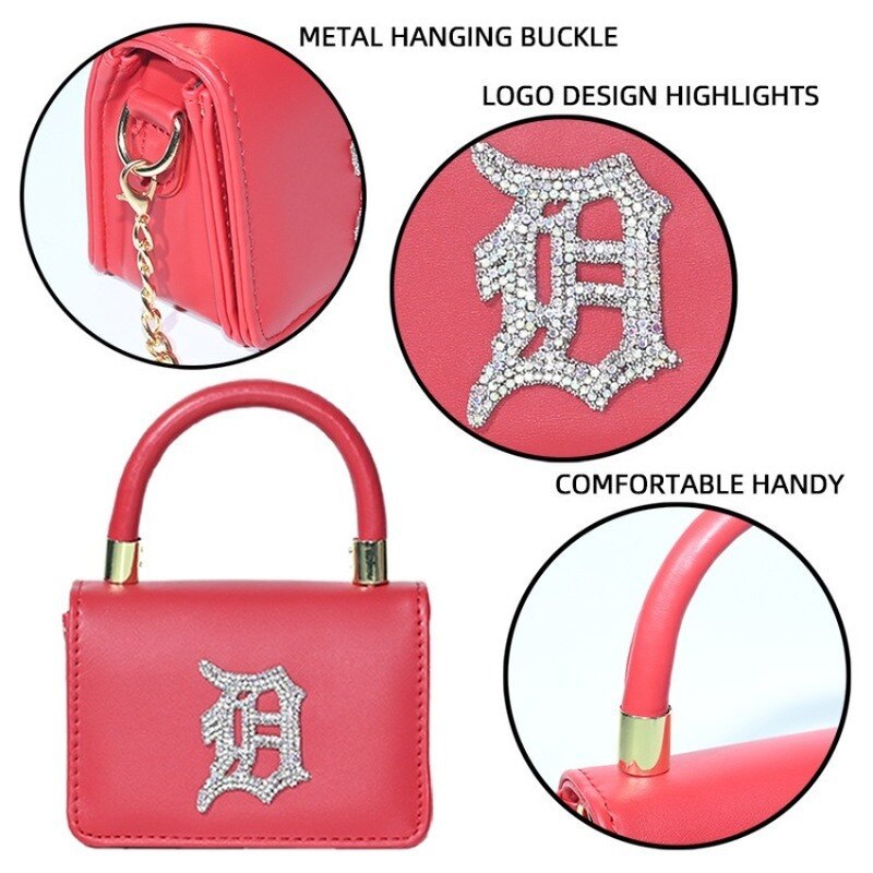 2021 Summer New Ladies Shoulder Messenger Bag  Handbag Casual Fashion Trend La Hat Small Square Bag Women Purse and Handbags