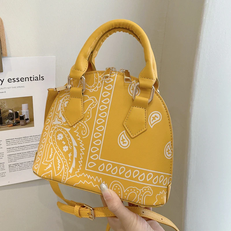 2021 Cashew Flower Bucket Hats and Bandana Purse Set Women Hand Bags Ladies Luxury Handbags for Women