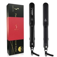 Professional Steam Hair Straightener Ceramic Vapor Hair Flat Iron Seam Hair Straightening Iron Curler Steamer Hair Styling Tool