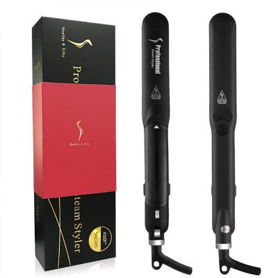 Professional Steam Hair Straightener Ceramic Vapor Hair Flat Iron Seam Hair Straightening Iron Curler Steamer Hair Styling Tool