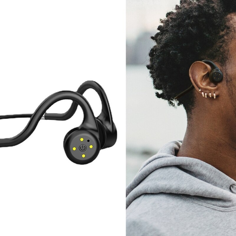 H052 Bone Conduction IPX8 Headphone 5.0 Wireless Sports Earphones for Running Ears Sports Swimming Work 8G Waterproof Headset