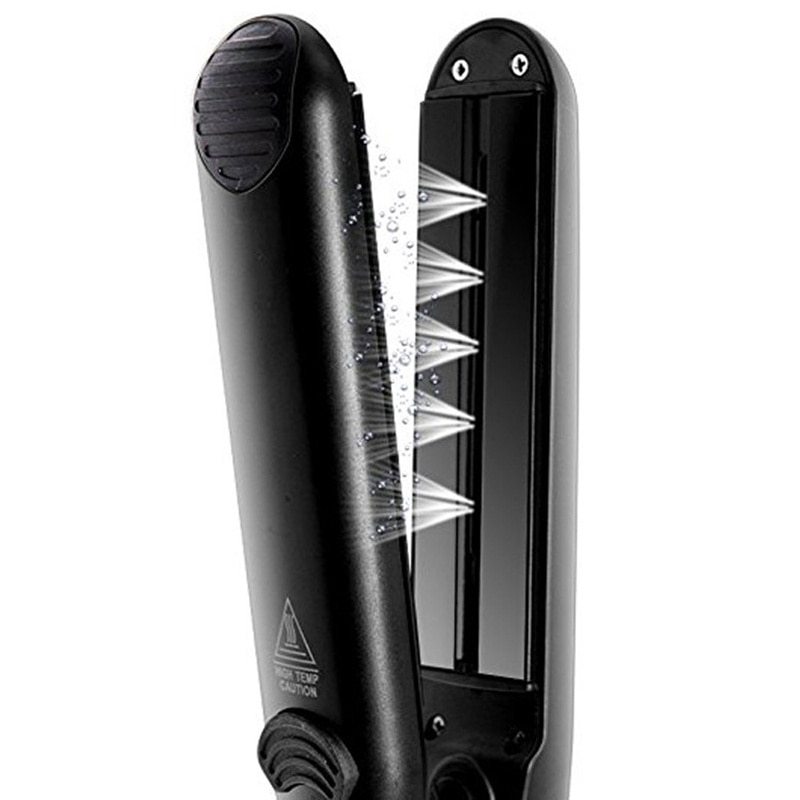 Professional Steam Hair Straightener Ceramic Vapor Hair Flat Iron Seam Hair Straightening Iron Curler Steamer Hair Styling Tool