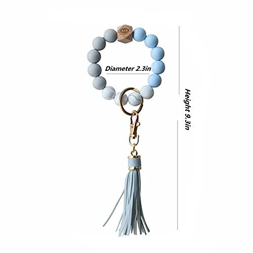Tanngronie Safety Keychain Set for Women Personal Alarm Wristlet Window Breaker Lip Balm Holder Keychain