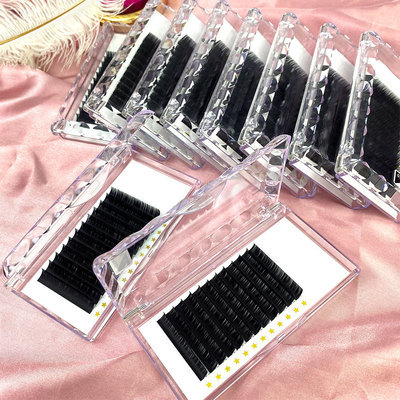 Drivworld 2021 Pingdu factory wholesale single eyelash extension, comfortable, soft and unobtrusive, handmade matte pure black close-packed false eyelashes private label / custom logo