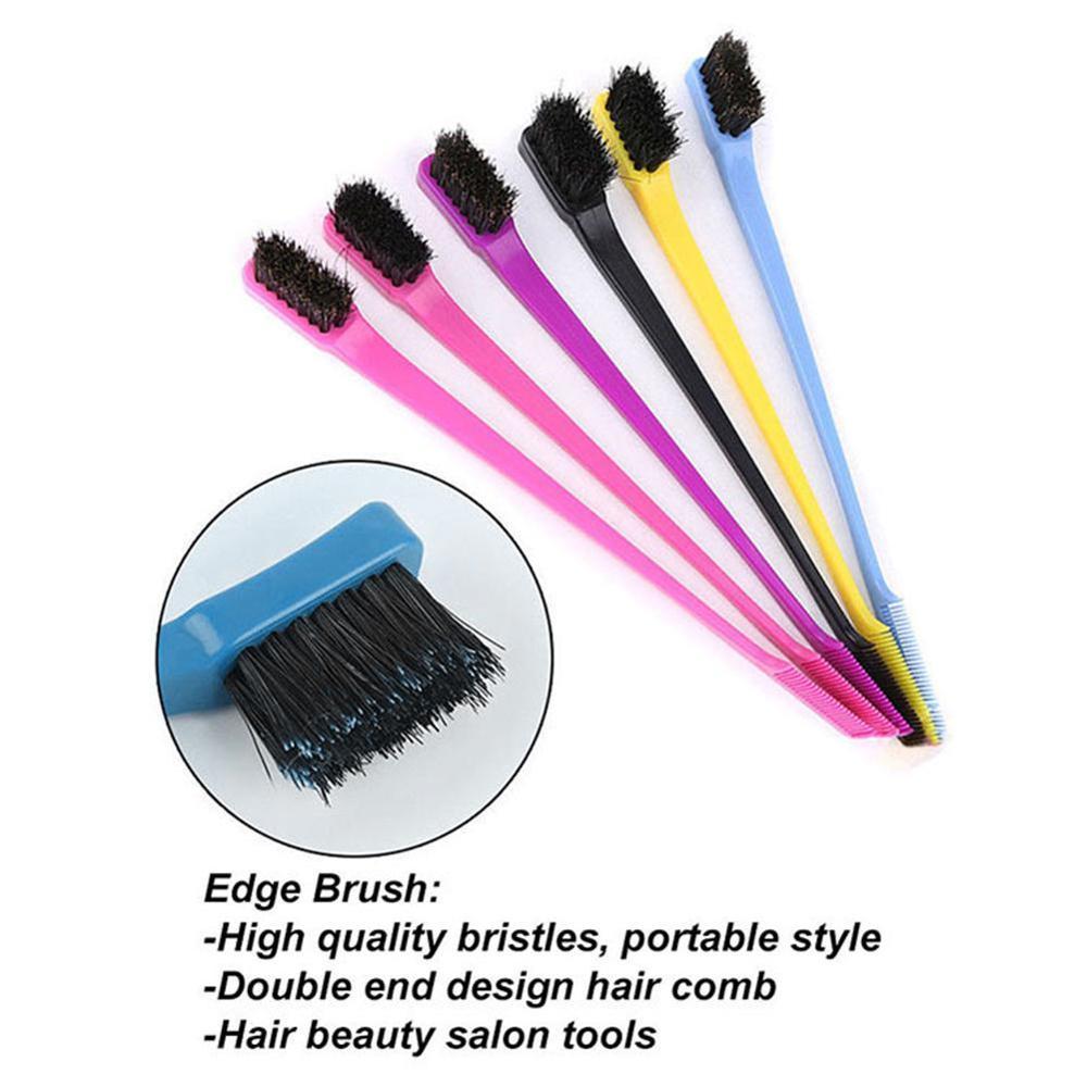 2021 Hair wax Black Hair Oil Wax Cream Edge Control Hair Styling Cream Broken Hair Finishing Anti-Frizz Hair Fixative Gel with brush OEM / LOGO