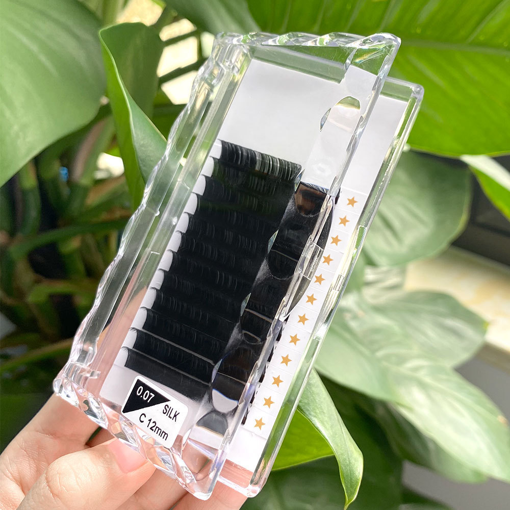 Drivworld 2021 Pingdu factory wholesale single eyelash extension, comfortable, soft and unobtrusive, handmade matte pure black close-packed false eyelashes private label / custom logo