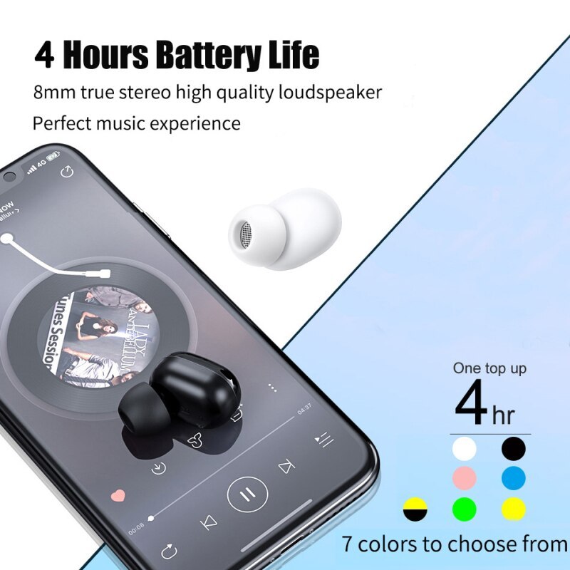 Mini Earphone Bluetooth-compatible 5.0 In Ear Earbuds Sport Headset Wireless Earphone With Mic For IPhone For Samsung Xiaomi
