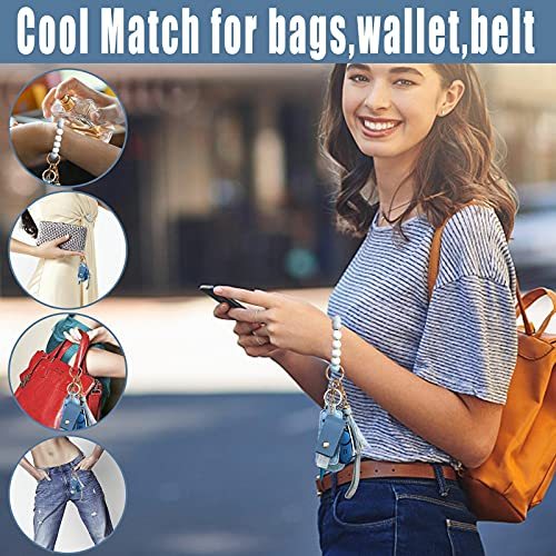 Tanngronie Safety Keychain Set for Women Personal Alarm Wristlet Window Breaker Lip Balm Holder Keychain