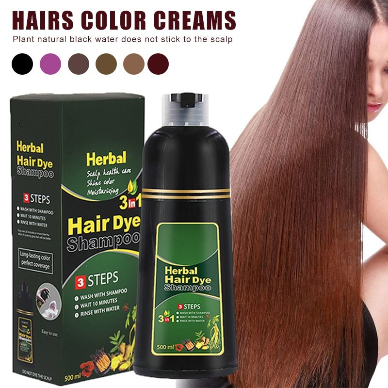 Herbal Hair Dye Shampoo Natural Non-Scalp Hair Care Multi-Color Hair Dye for Men and Women SK88