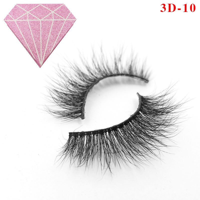 Wholesale 3D Real Mink Fake Eyelash Handmade Thick Criss-cross Soft Makeup Cosmetic Custom Label/Empty Box/Multi-style Packaging
