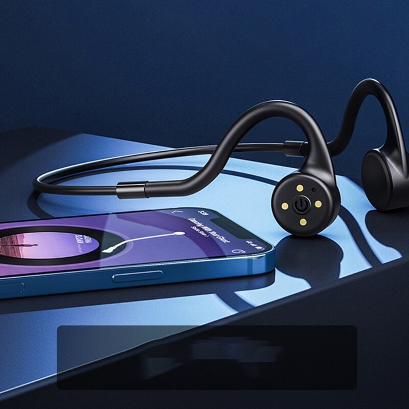 H052 Bone Conduction IPX8 Headphone 5.0 Wireless Sports Earphones for Running Ears Sports Swimming Work 8G Waterproof Headset