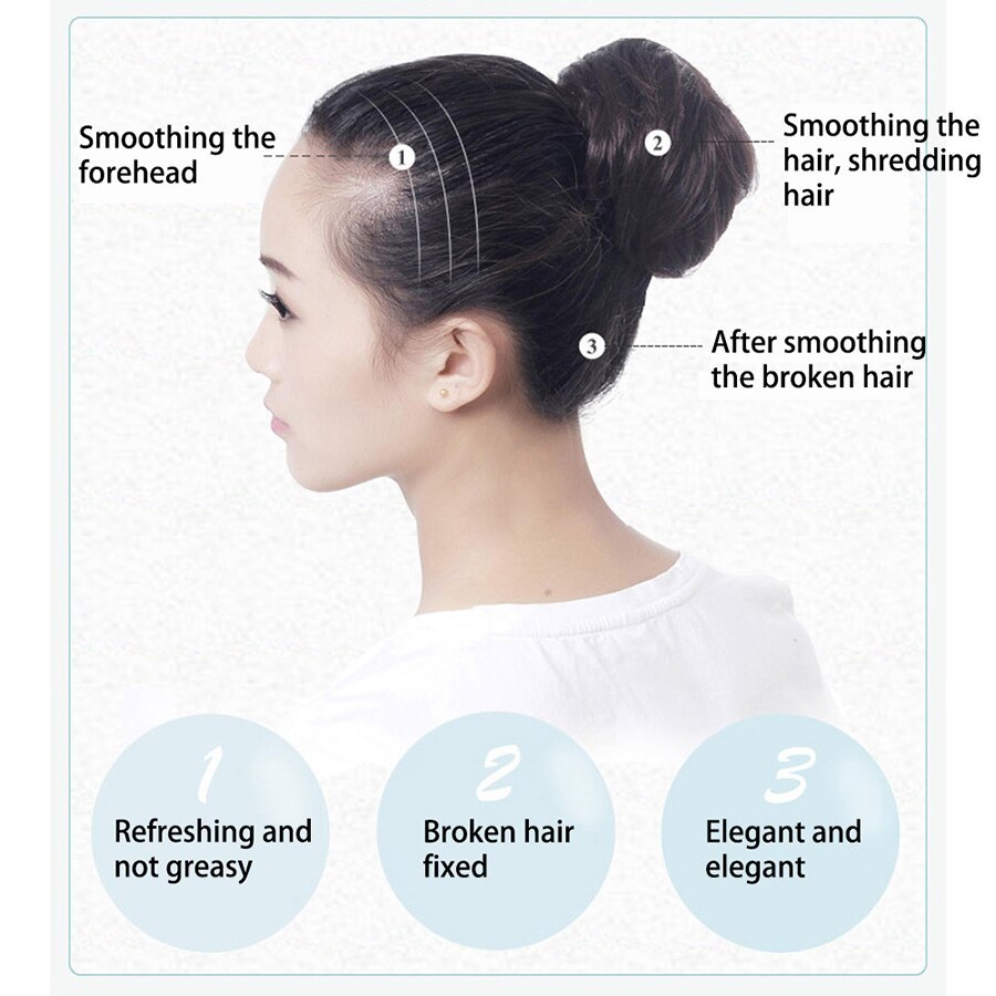2021 Hair Edge Control Gel Stick Hair Wax Stick Not Greasy Rapid Fixing Short Broken Hair Wax Rod Finishing Cream OEM / LOGO