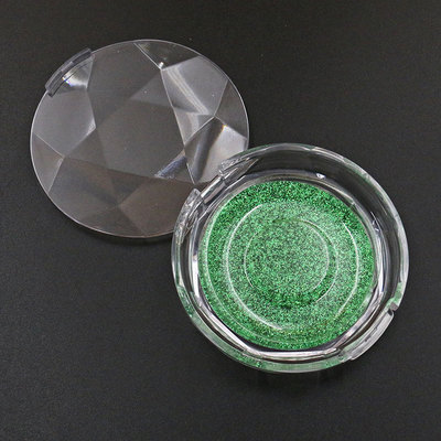 Round transparent eyelash box