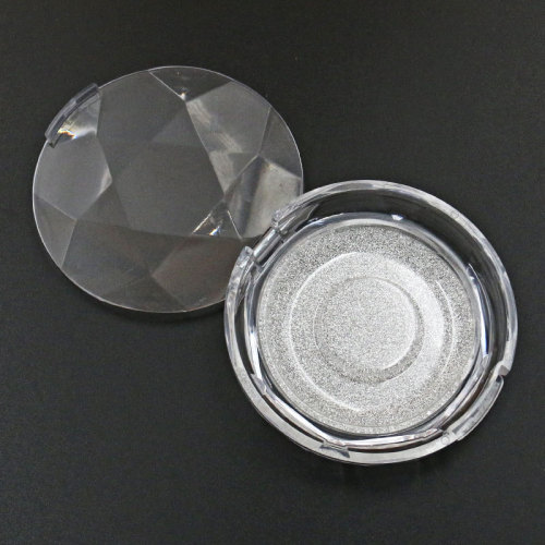 Round transparent eyelash box