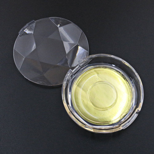 Round transparent eyelash box