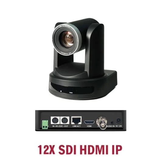 Super preferential PTZ camera, 10X 12X 20X zoom, HDMI SDI USB and IP streaming output, for churches, schools, video conferences and live streaming.