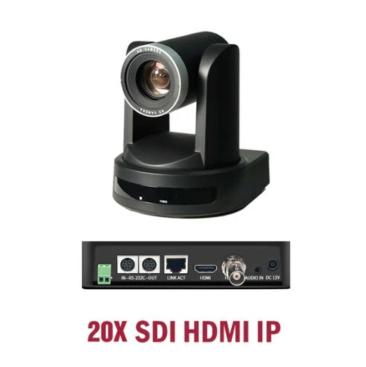 Super preferential PTZ camera, 10X 12X 20X zoom, HDMI SDI USB and IP streaming output, for churches, schools, video conferences and live streaming.