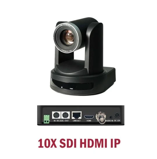 Super preferential PTZ camera, 10X 12X 20X zoom, HDMI SDI USB and IP streaming output, for churches, schools, video conferences and live streaming.