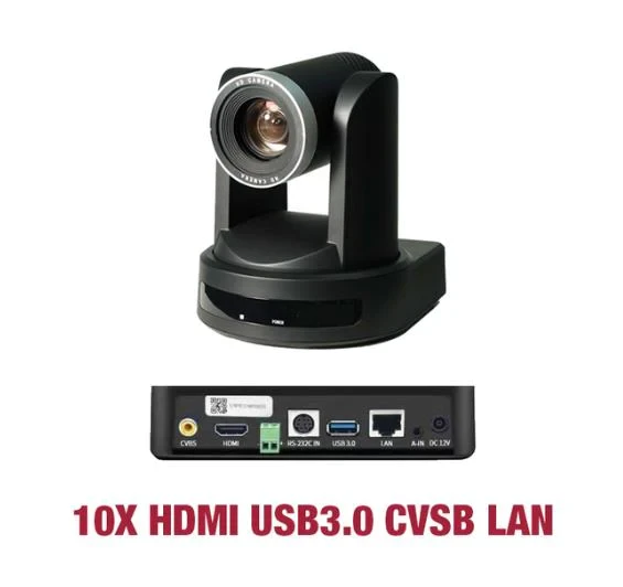 Super preferential PTZ camera, 10X 12X 20X zoom, HDMI SDI USB and IP streaming output, for churches, schools, video conferences and live streaming.