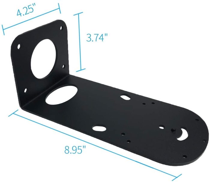 Mounting brackets， White, BR100W-W