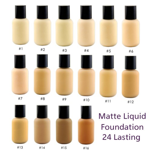 Matte Liquid Makeup Concealer Foundation 24 Hours Long Lasting Waterproof Moisturizing Nude Cosmetic Face Base Custom Label Logo