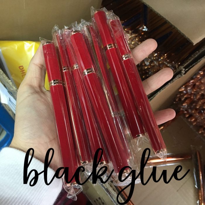 BossGirl Eyelash Glue Eyeliner Lash Glue Pen Black Eyeliner Lash Glue Adhesive 2 in 1 Waterproof Long Lasting Free DHL Shipping